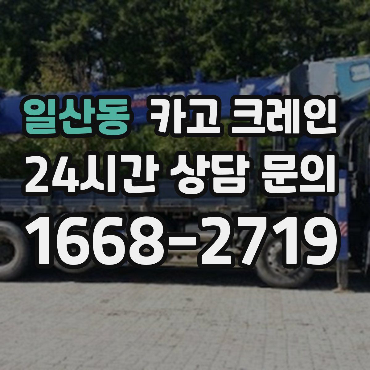 일산동 카고 크레인