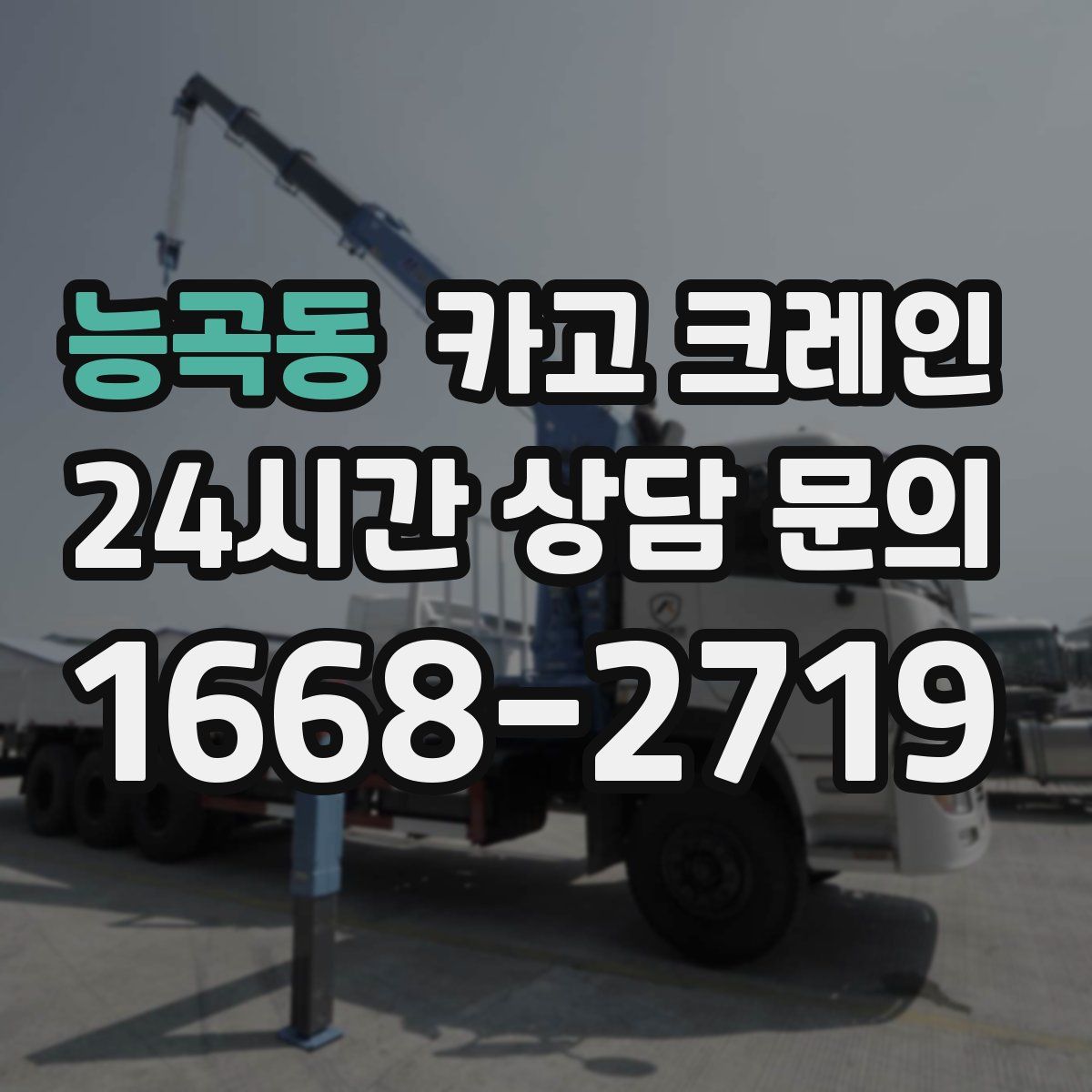 능곡동 카고 크레인