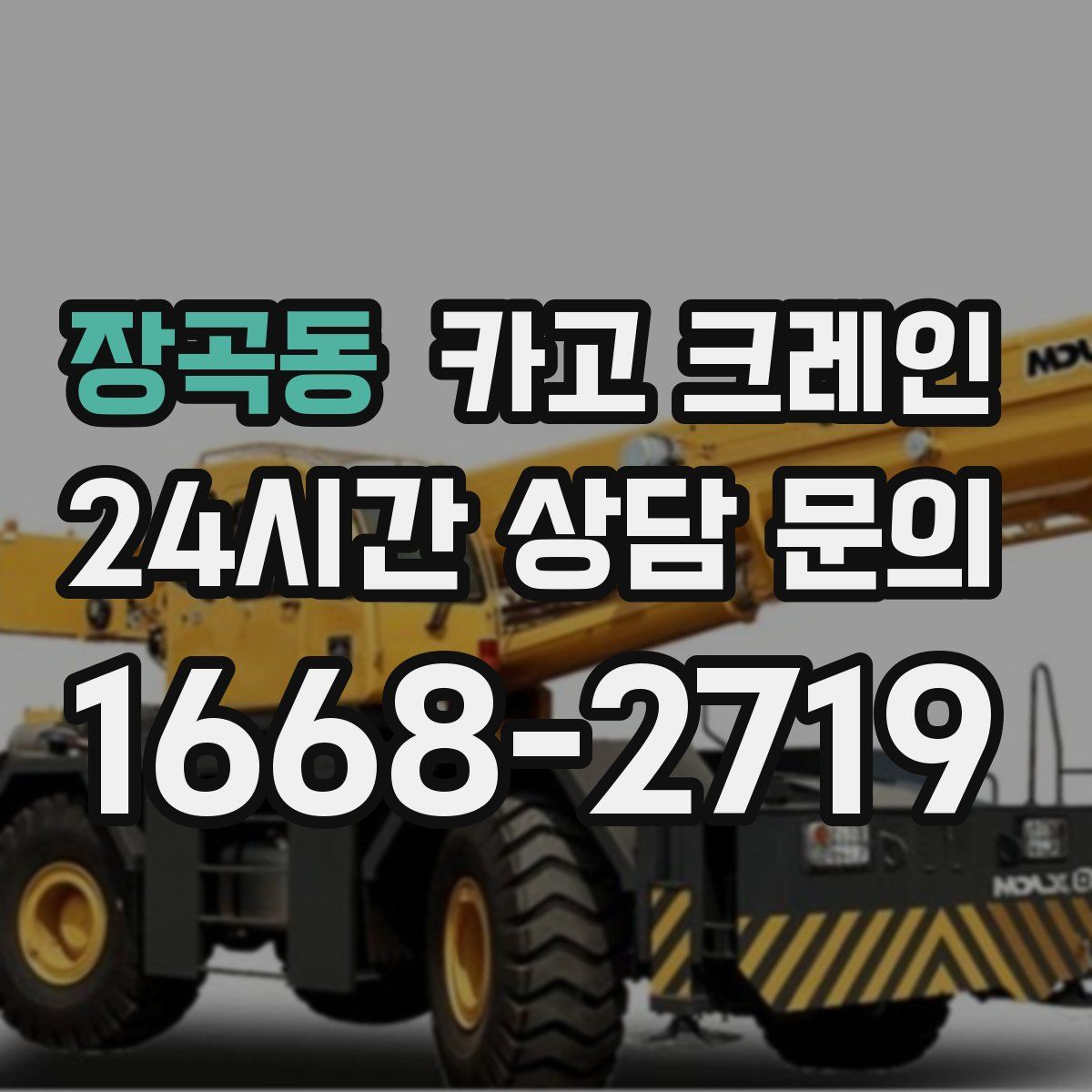장곡동 카고 크레인