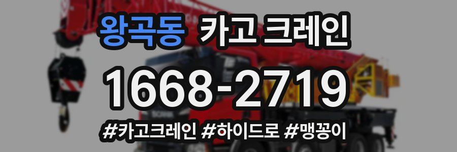 왕곡동 크레인 작업