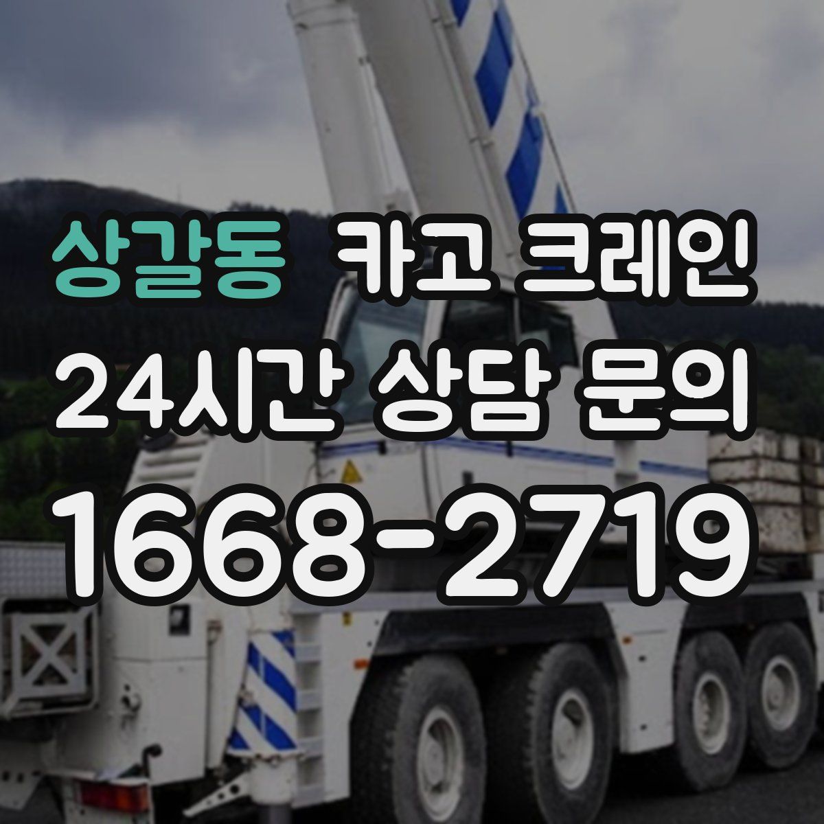 상갈동 카고 크레인