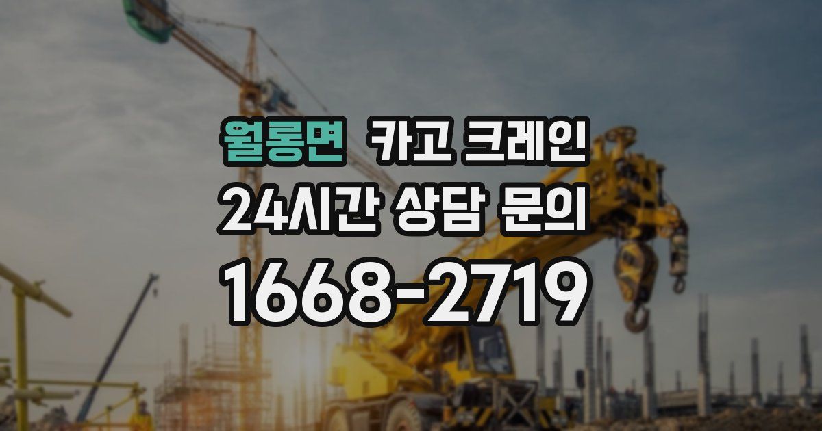 월롱면 크레인
