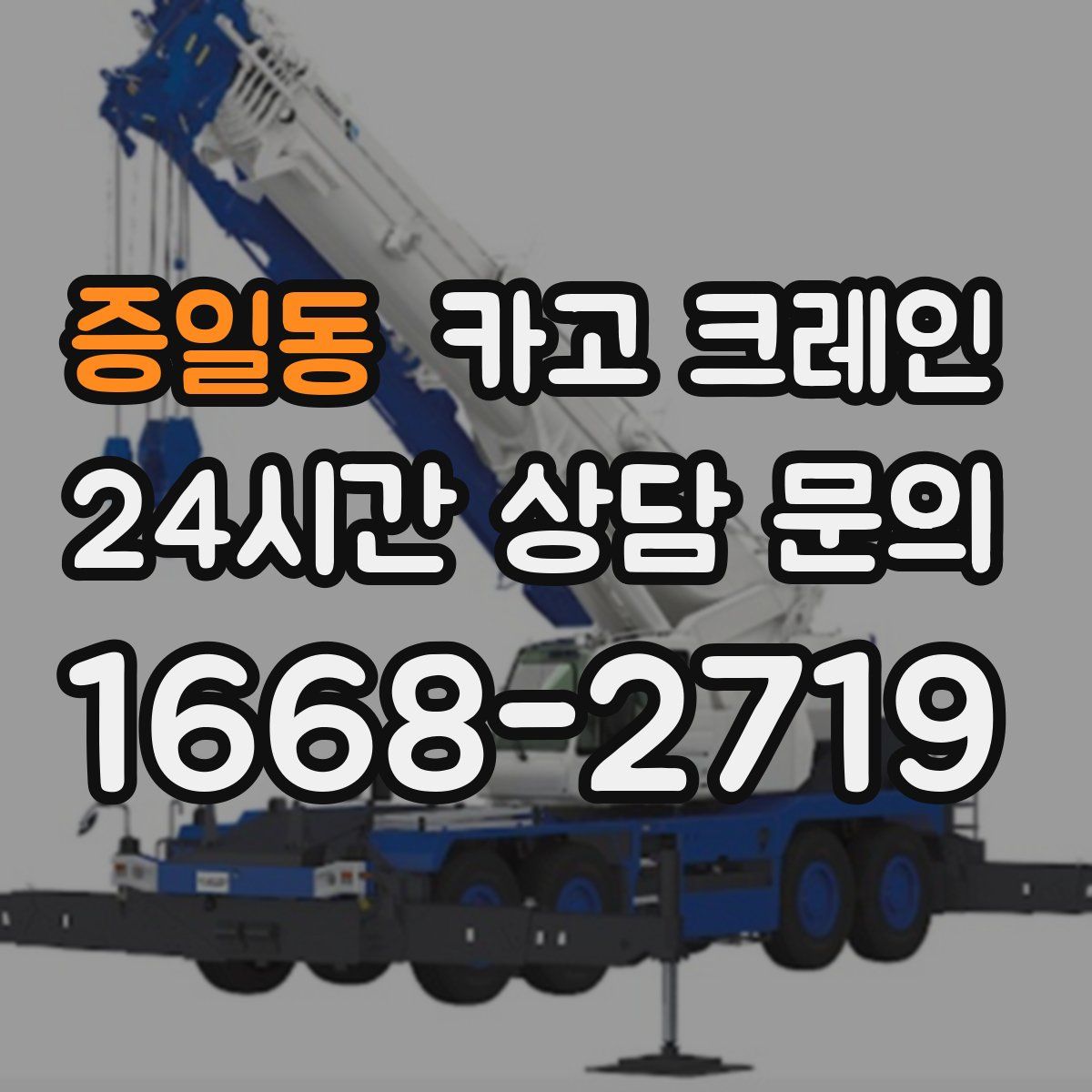 증일동 카고 크레인