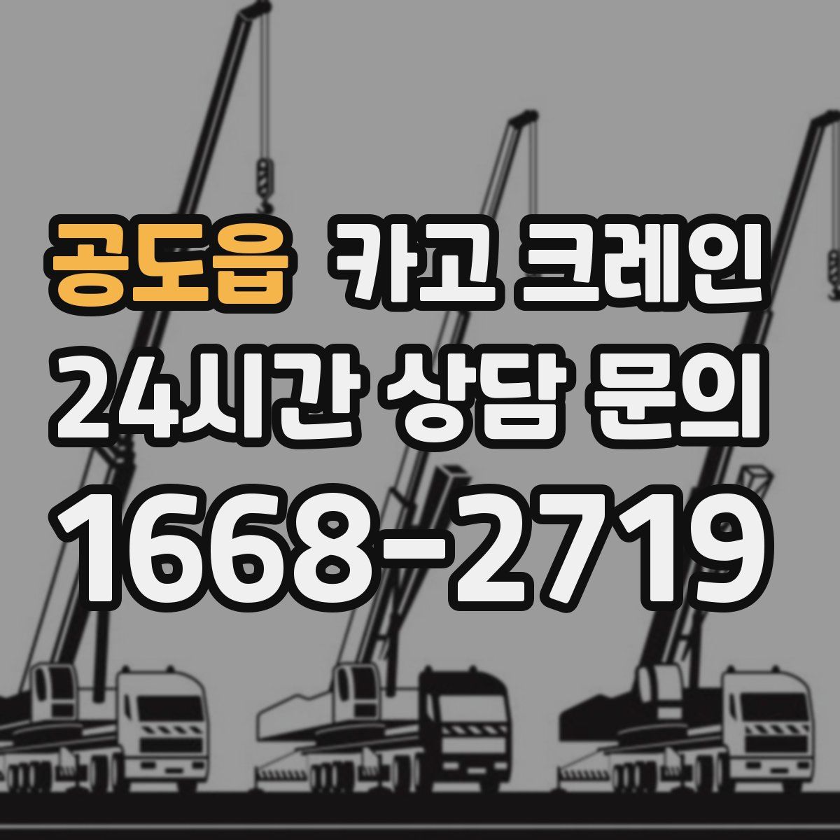 공도읍 카고 크레인