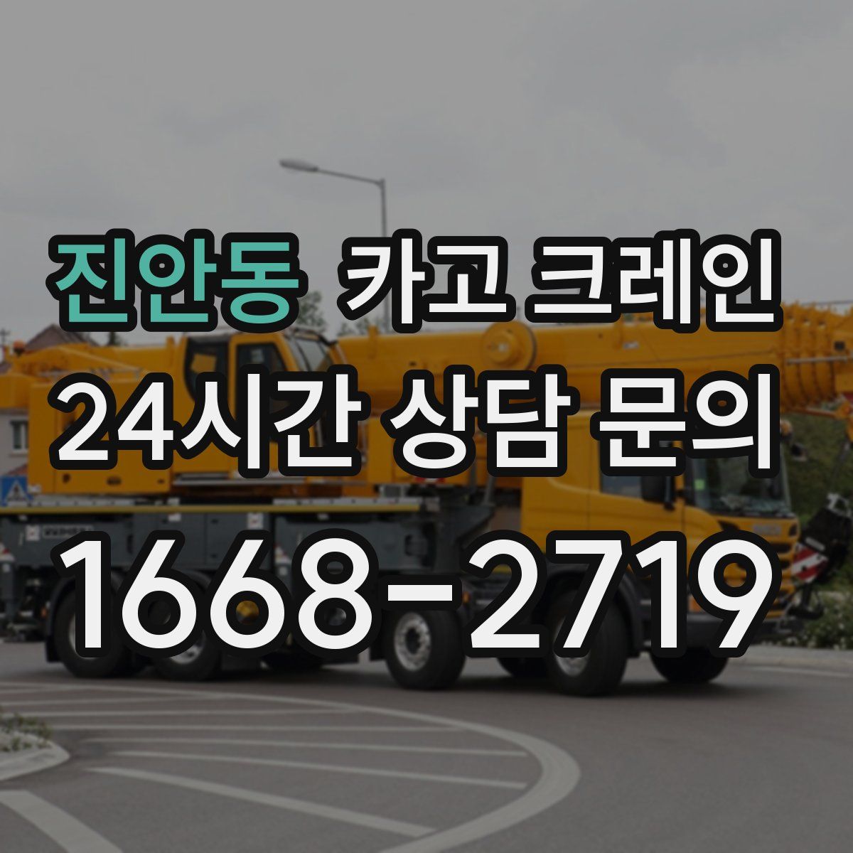 진안동 카고 크레인