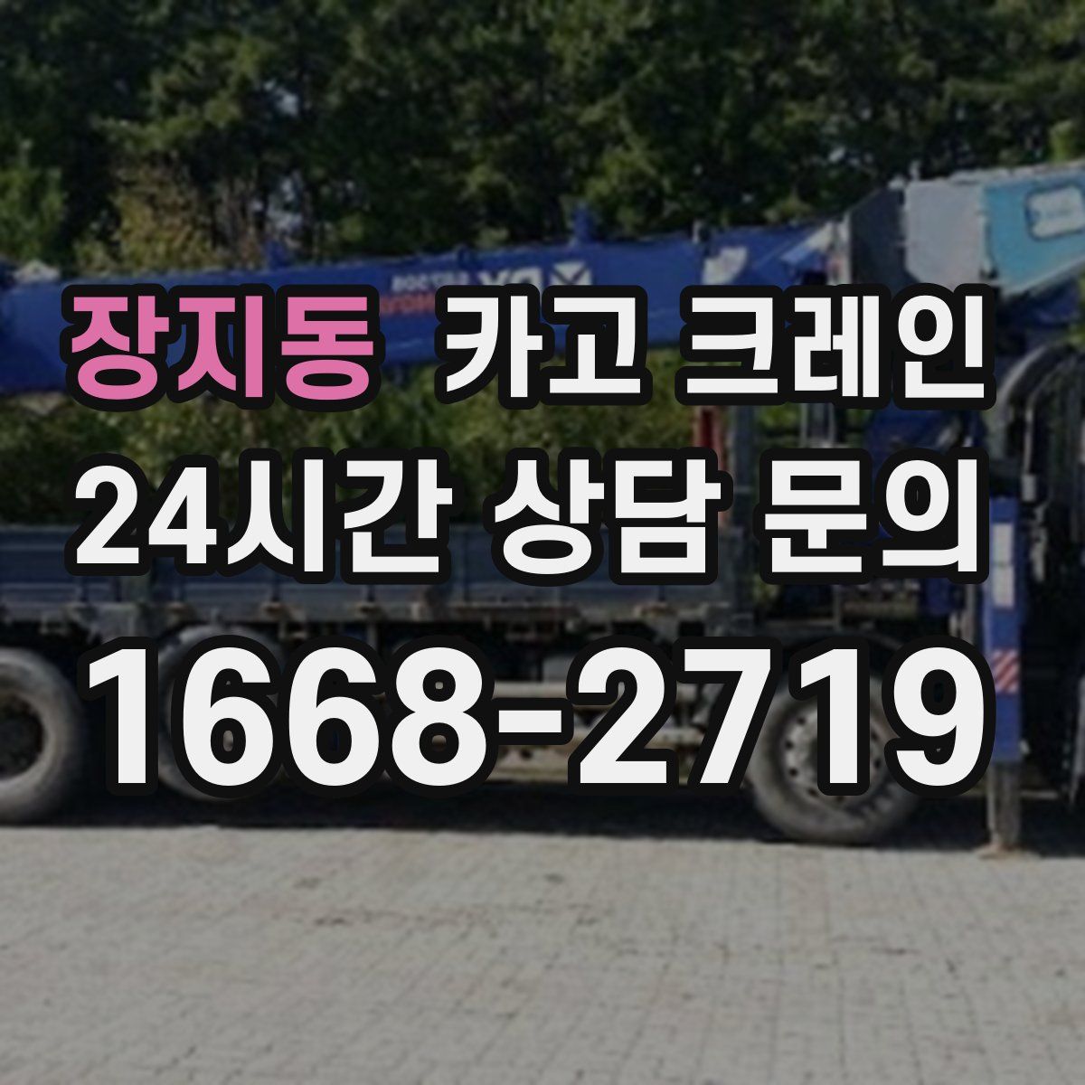 장지동 카고 크레인