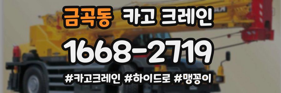 금곡동 크레인 작업
