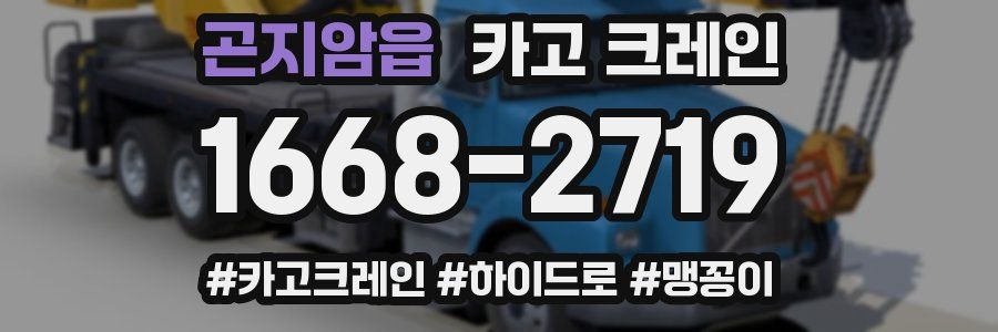 곤지암읍 크레인 작업