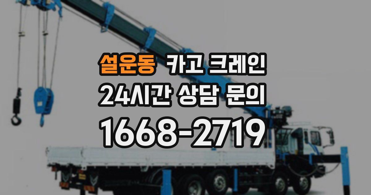 설운동 크레인