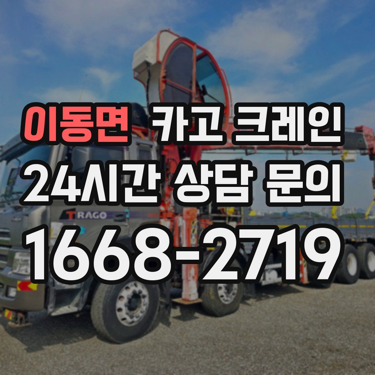 이동면 카고 크레인