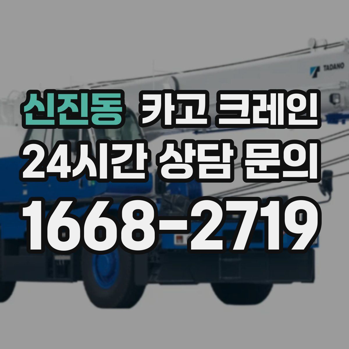 신진동 카고 크레인