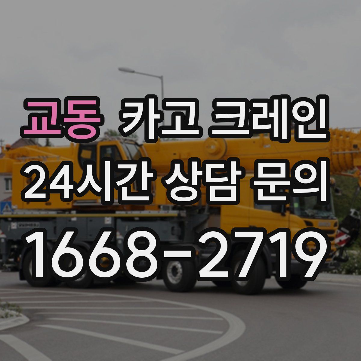 교동 카고 크레인