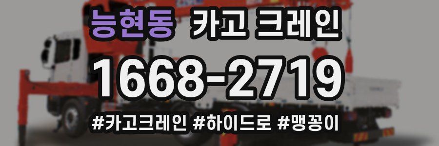 능현동 크레인 작업