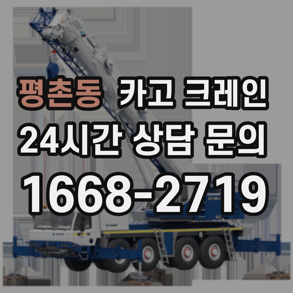 평촌동 카고 크레인