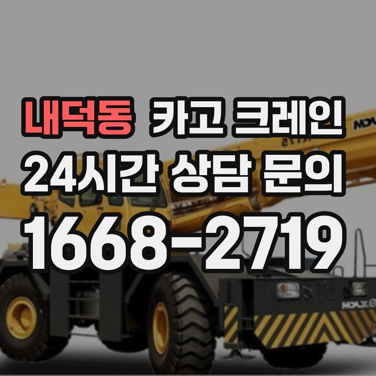 내덕동 카고 크레인