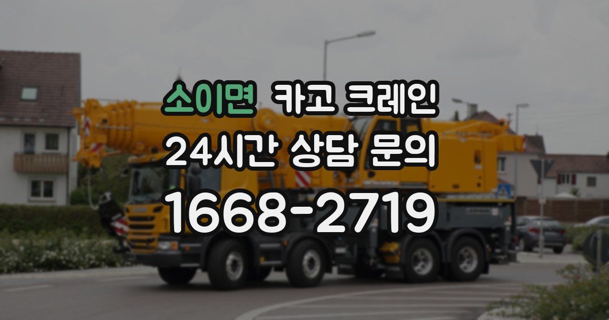 소이면 크레인