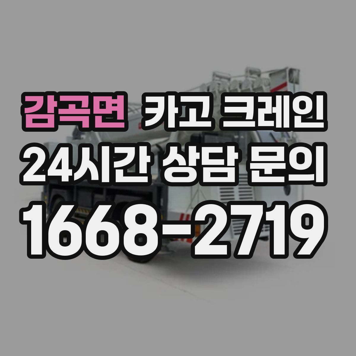 감곡면 카고 크레인