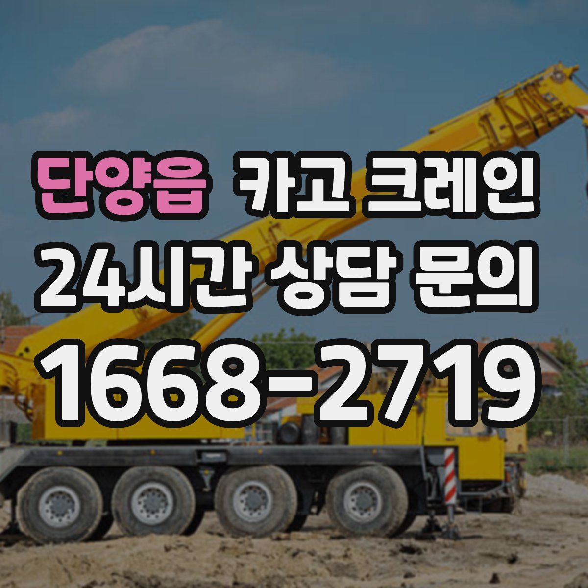 단양읍 카고 크레인