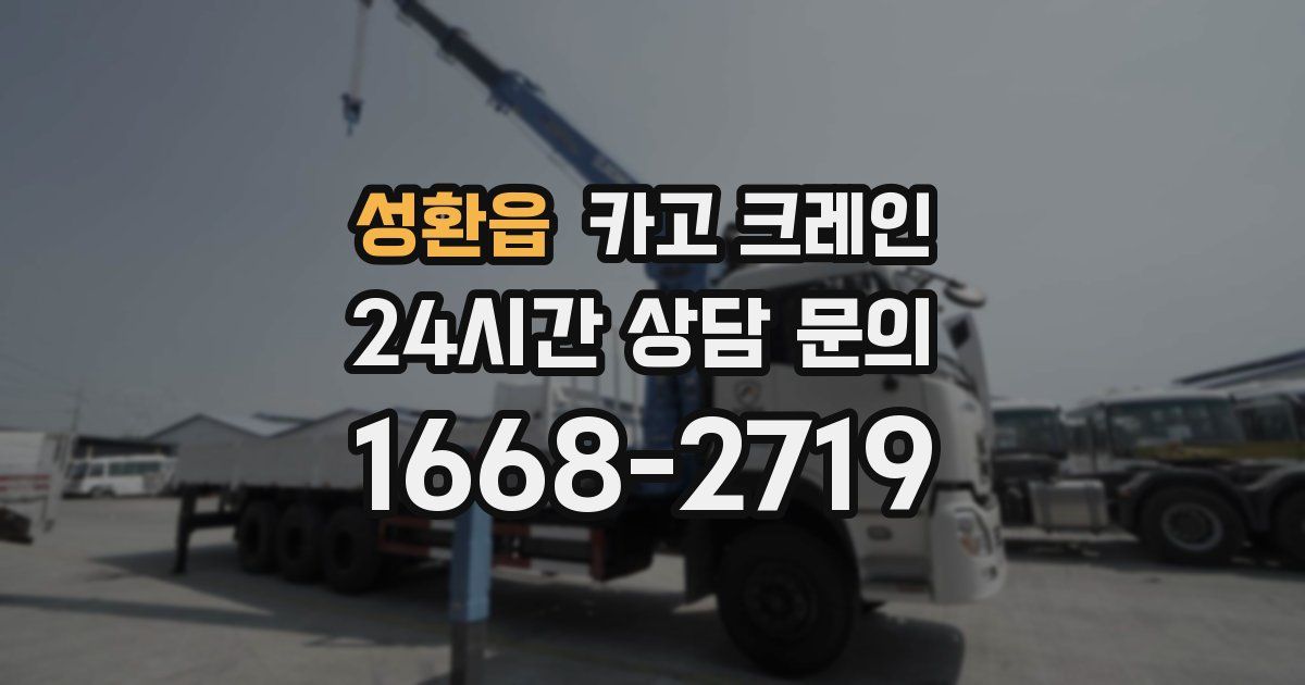 성환읍 크레인