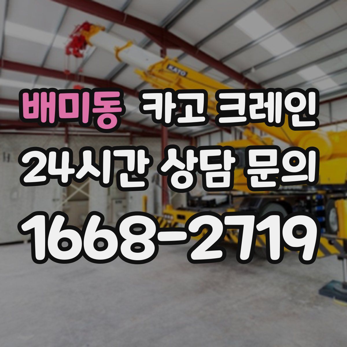 배미동 카고 크레인