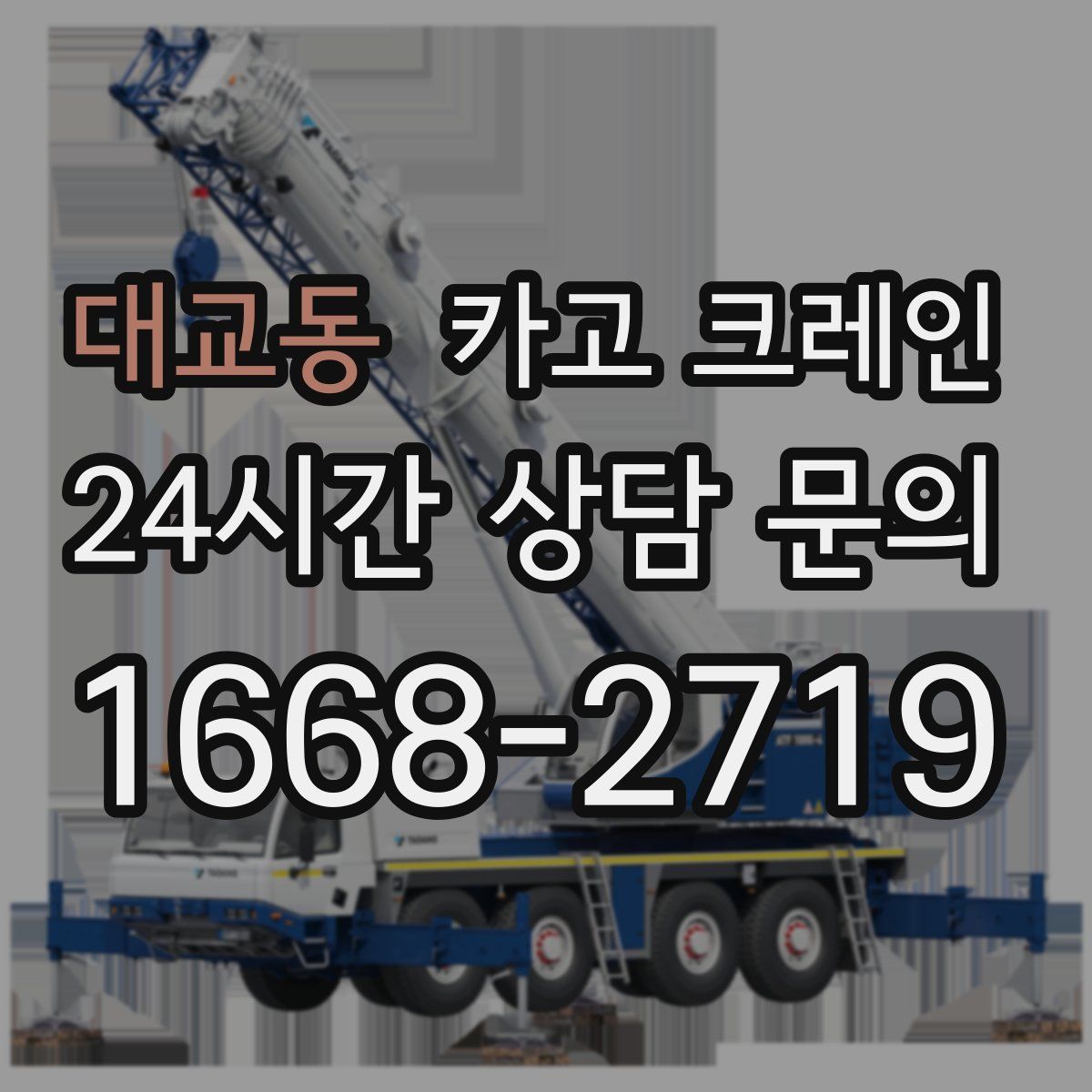 대교동 카고 크레인