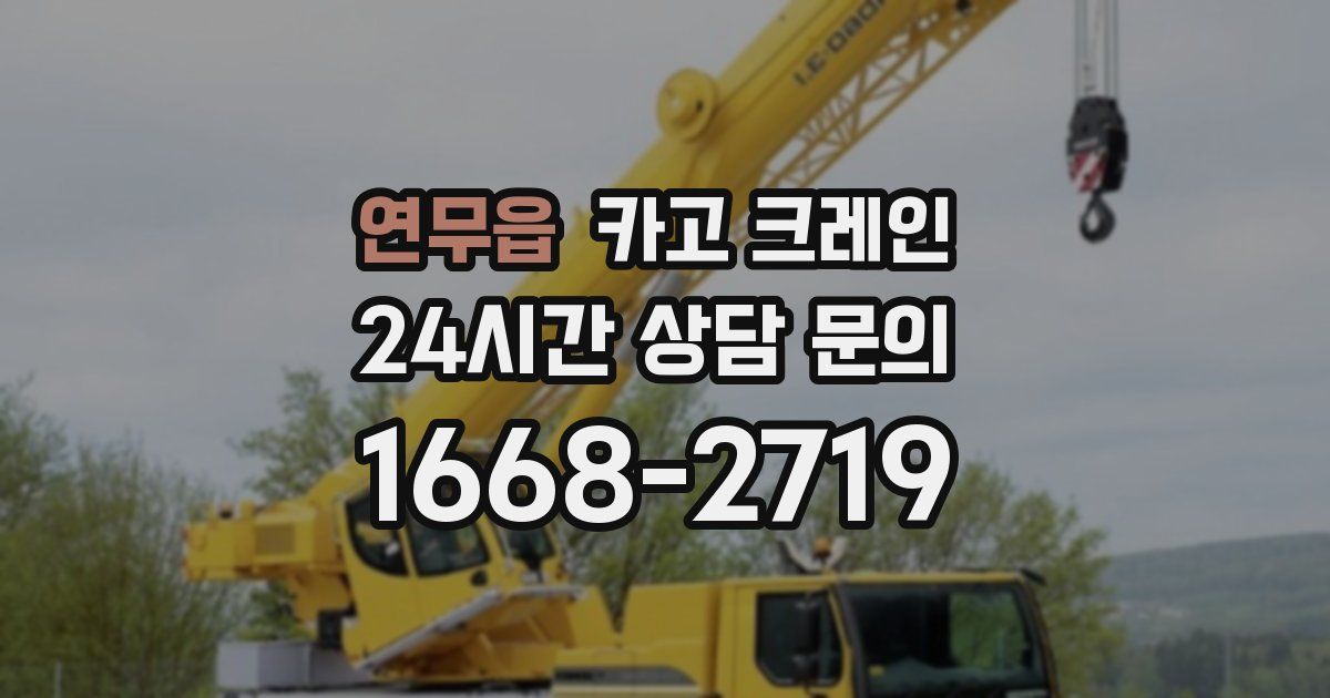 연무읍 크레인