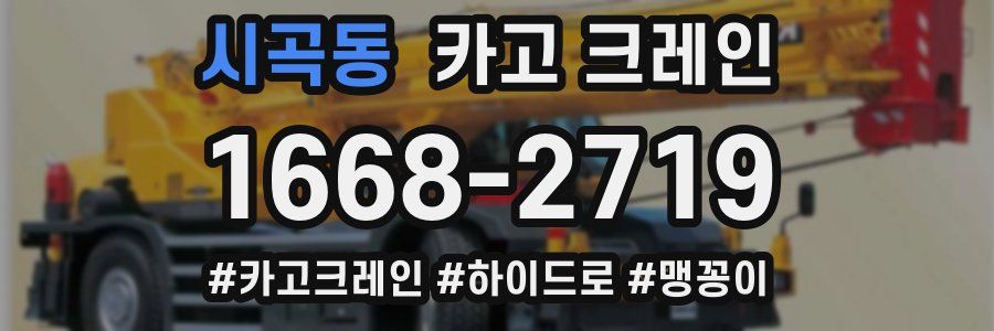 시곡동 크레인 작업