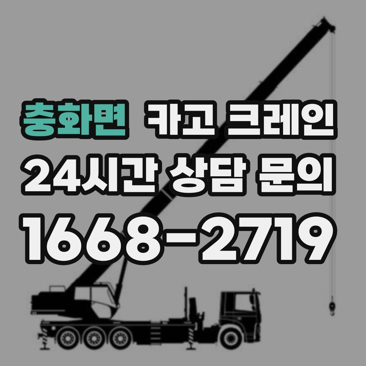 충화면 카고 크레인