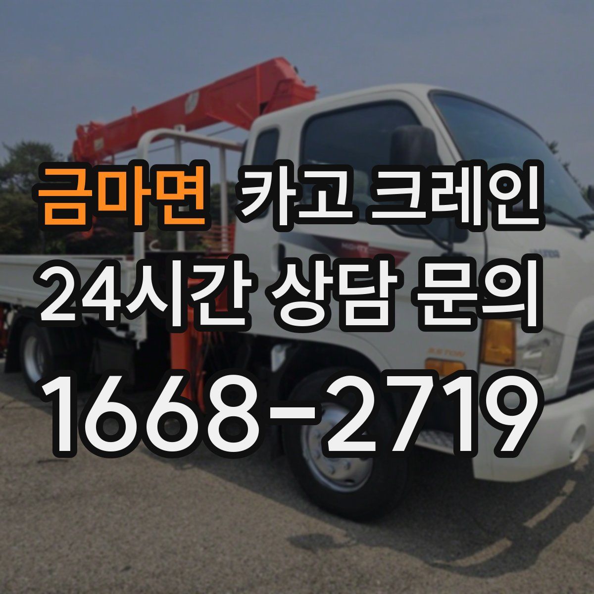 금마면 카고 크레인