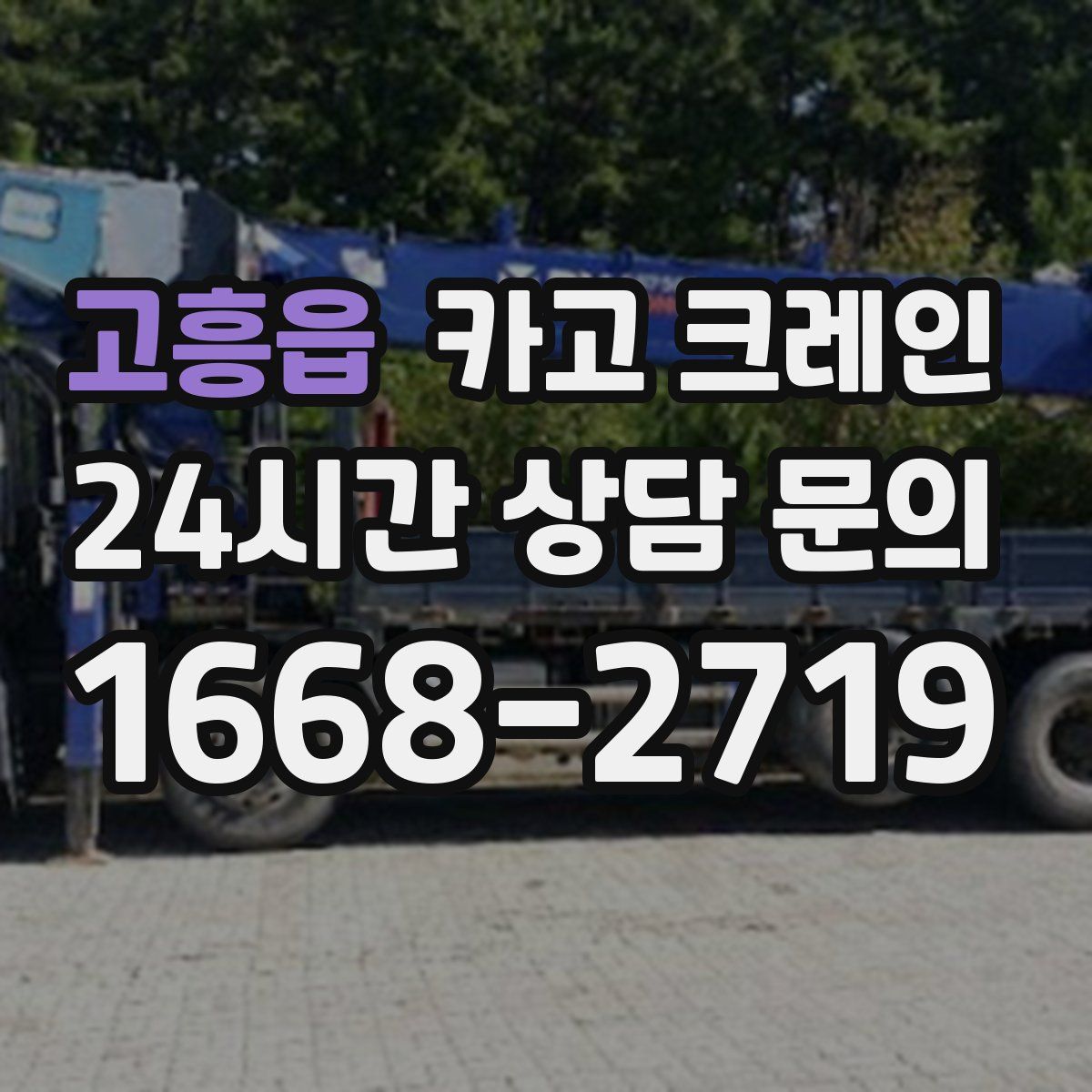 고흥읍 카고 크레인