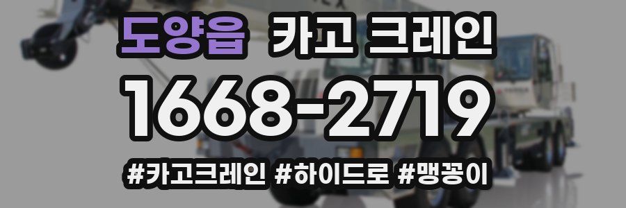 도양읍 크레인 작업