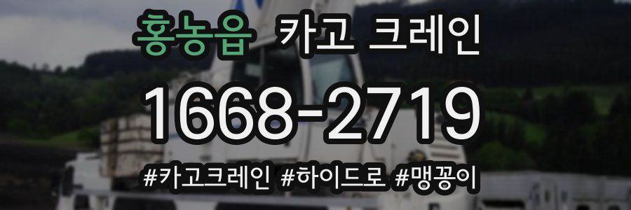 홍농읍 크레인 작업