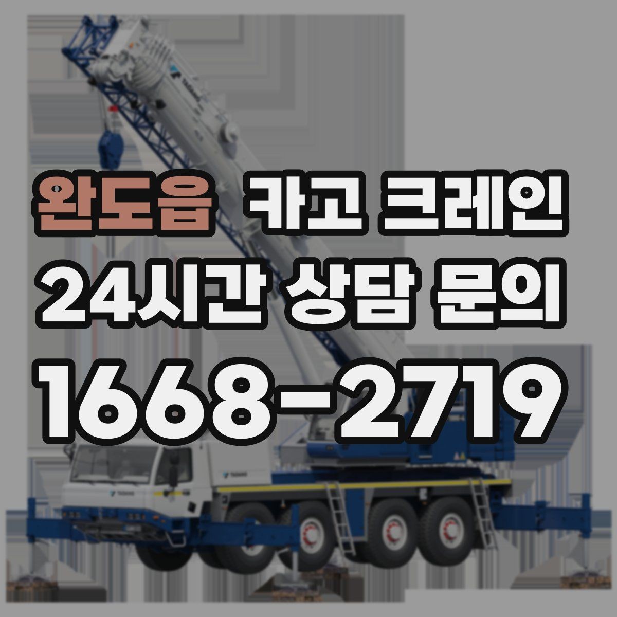 완도읍 카고 크레인 옥상 적치 공간 부족할 때 해결