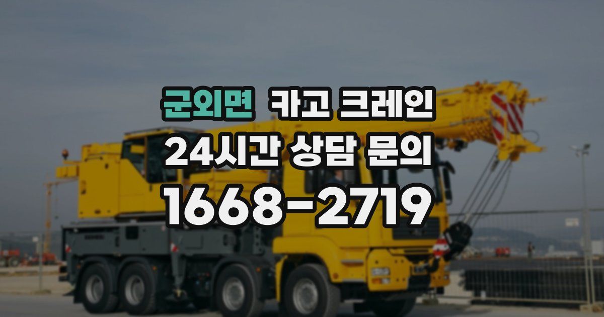 군외면 크레인