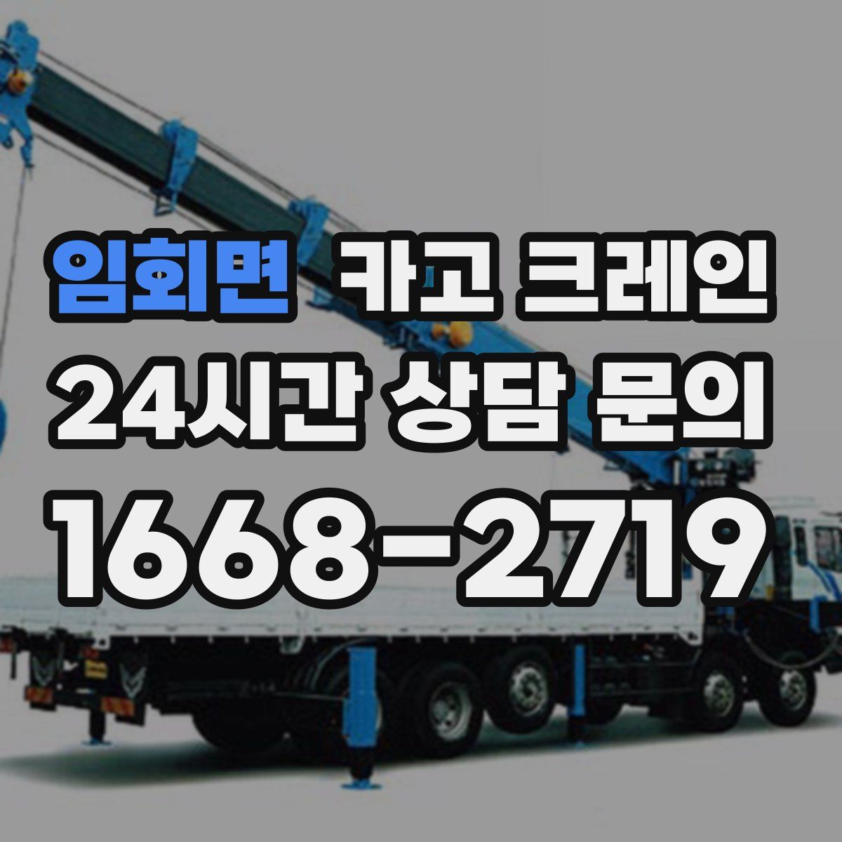 임회면 카고 크레인