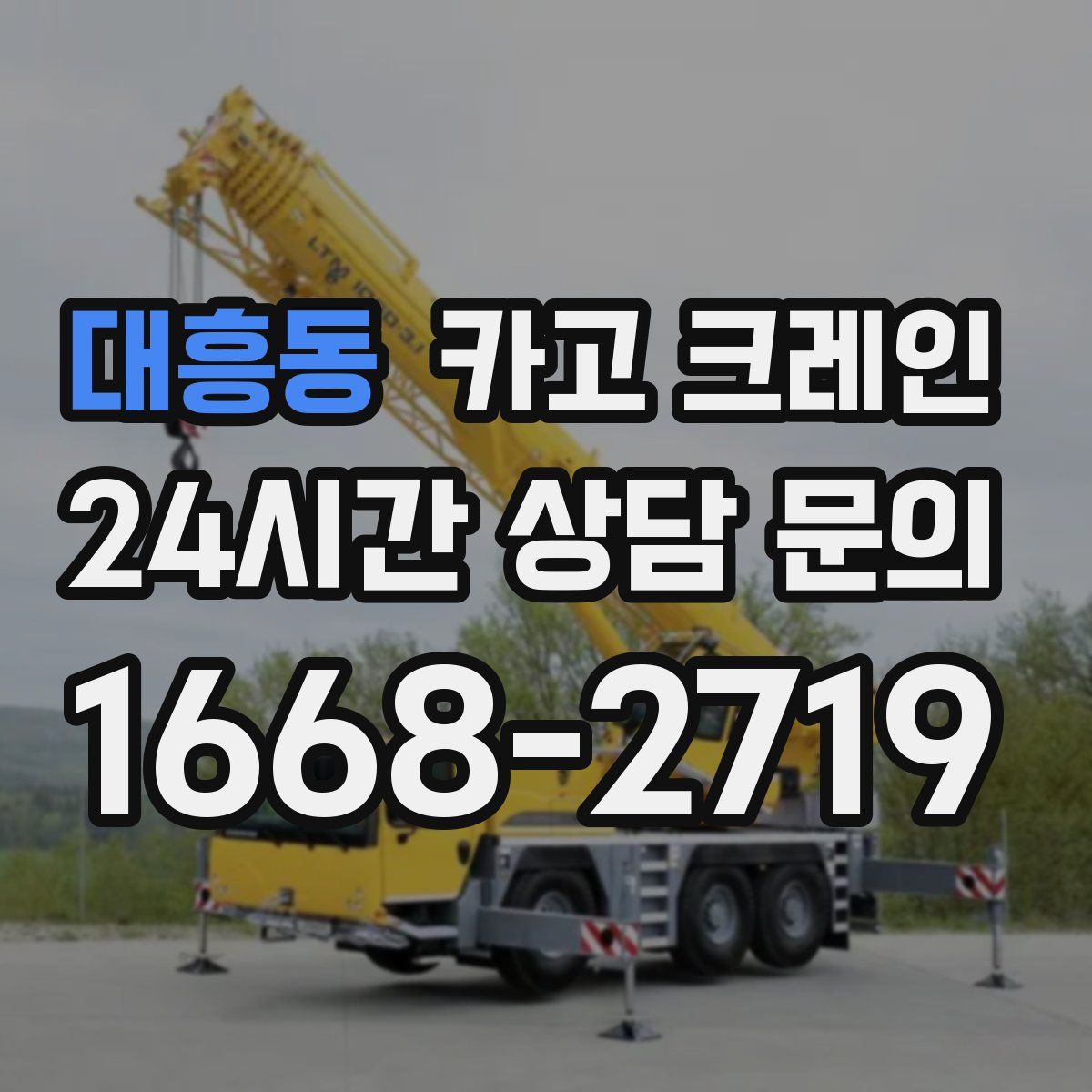 대흥동 카고 크레인