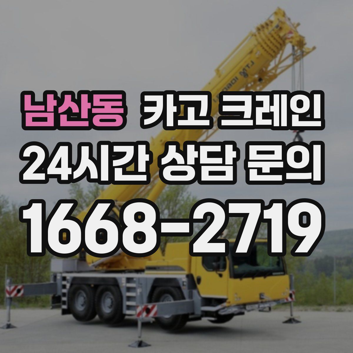 남산동 카고 크레인