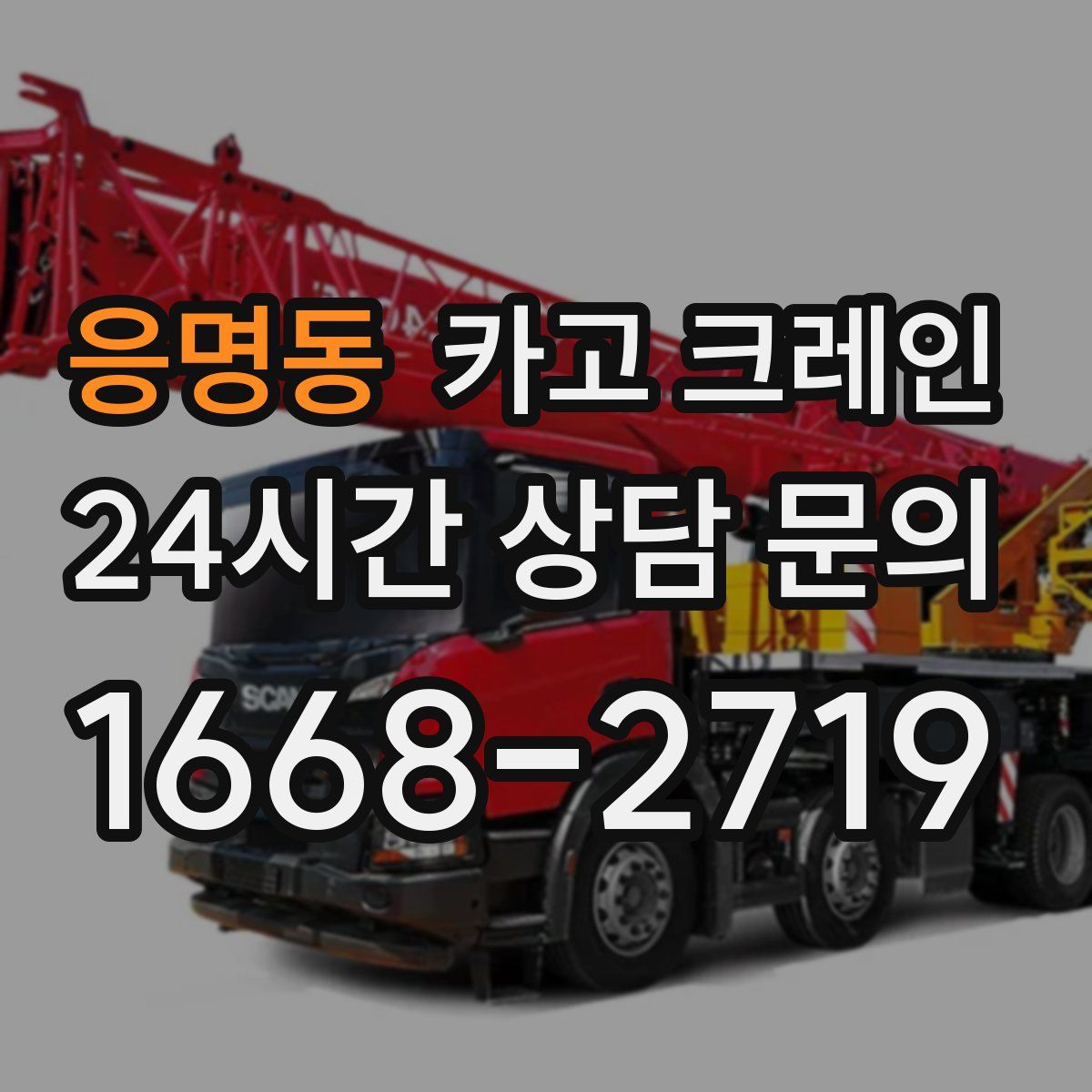 응명동 카고 크레인