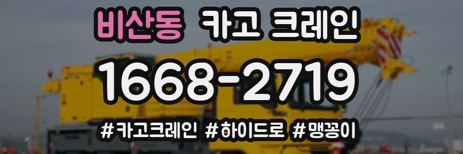 비산동 크레인 작업