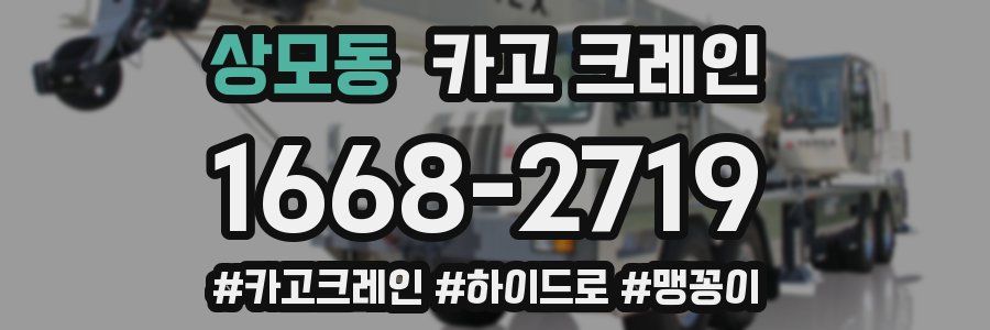 상모동 크레인 작업
