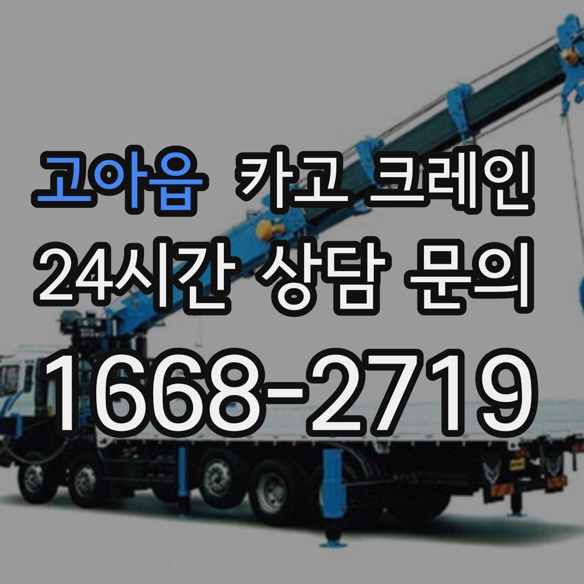 고아읍 카고 크레인