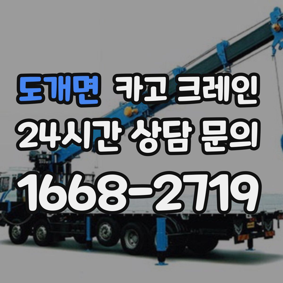 도개면 카고 크레인