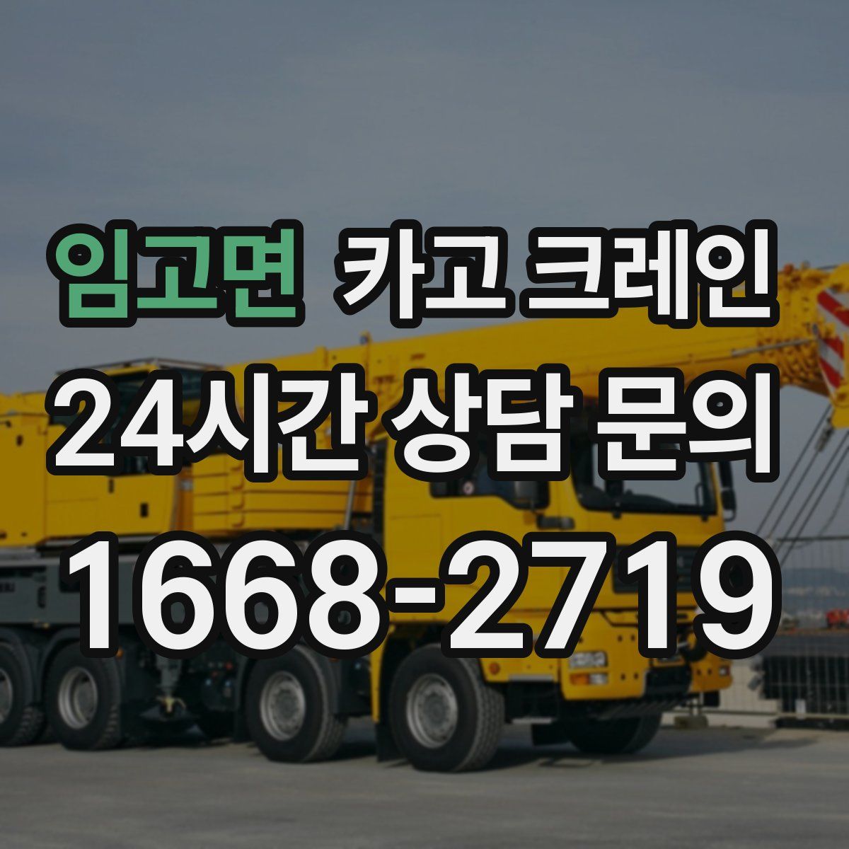 임고면 카고 크레인