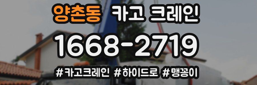 양촌동 크레인 작업