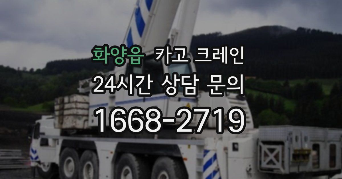 화양읍 크레인