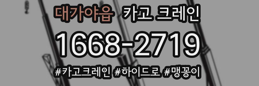 대가야읍 크레인 작업