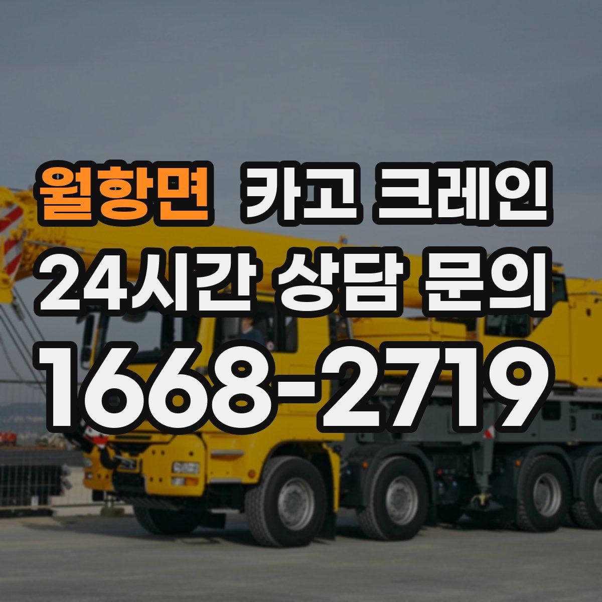 월항면 카고 크레인