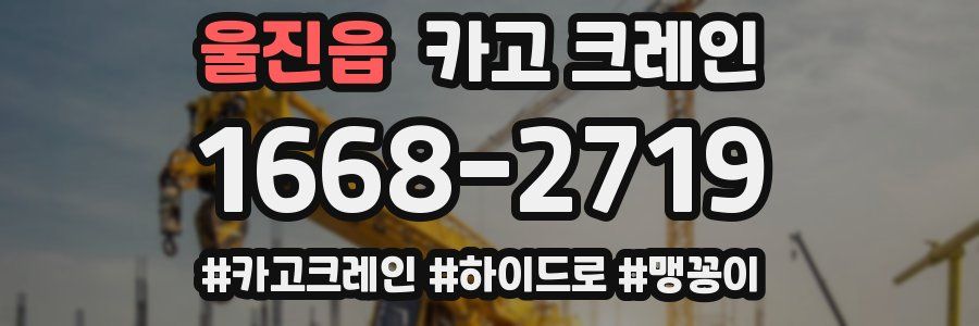 울진읍 크레인 작업