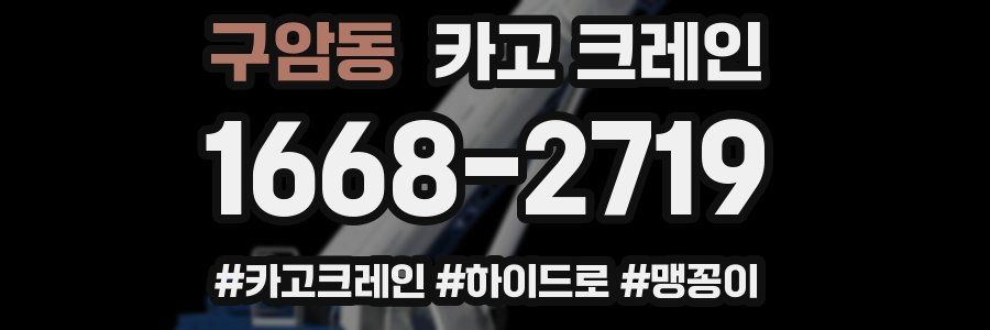 구암동 크레인 작업