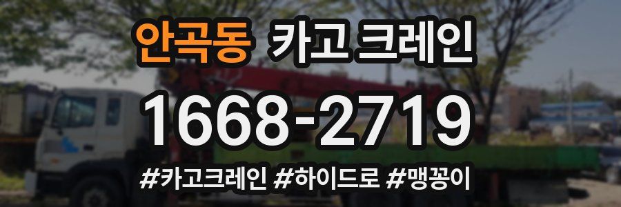 안곡동 크레인 작업